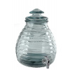 Nádoba na džús z recyklovaného skla s kohútikom VČELÍ ÚĽ, 11 L, číra, sklo (DOPREDAJ) (balenie obsahuje 1ks)|Vidrios San Miguel|Recycled Glass