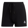 adidas Essentials 3 Stripe Shorts Womens Black/White M (12-14)