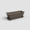 Truhlík VENEZIA, balkonový, 50cm, plast, bronzová|BRONZE|Artevasi