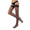 FISHNET HOLD UP silonové prstové nadkolenky ToeToe Černá UNI 1 kus