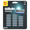 Gillette Mach3 Vymeniteľné čepele pre holiaci strojček pre mužov, 20 kusov