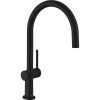 HANSGROHE Talis M54 páková drezová batéria, 1jet, výška výtoku 223 mm, matná čierna, 72804670