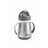Termofľaša s úchytmi a slamkou Beaba 250ml: Mineral grey
