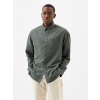 GAP Košeľa oxford logo oversize Zelená S Zelená Zelená