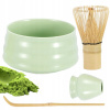 SET NA ČAJ MATCHA 4el, ČAJ MATCHY CHASHAKU METLA LŽIČKA