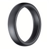 CARNEO PAY RING BRUSHED payment ring, Black, size 10