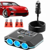 Bluetooth Auto FM vysielač LED Rádio AUX QC PD Adaptér USB Prehrávač MP3