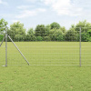 zahrada-XL Plot s stĺpmi Strieborná 1 x 10 m Oceľ 3350478