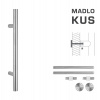 MPkovania FT - MADLO kód K00 Ø 30 mm UN ks Rozteč madla: 400 mm, Rozmer profilu madla: Ø 30 mm, Dĺžka: 600 mm
