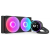 NZXT vodný chladič Kraken 280 ELITE RGB / 2x140mm RGB fan / 4-pin PWM / LCD disp. / 6 rokov