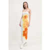 Šaty Desigual AMBERES biela farba, maxi, priliehavá, 25SWVK49 S
