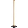 Globo Lighting Starla stojaca lampa 1x23.5 W čierna-drevo 67849S