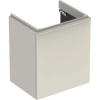 Geberit Smyle Square Skrinka pod malé umývadlo 54x32cm,pravá,záves,1 dv.,pieskovosivá lesk GEB 500.365.JL.1