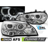 XENON SVETLOMETY ANGEL EYES LED DRL CHRÓMOVÉ AFS pre BMW X5 E70 07-10