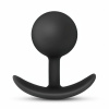 Blush Anal Adventures Platinum Silicone Vibra Plug Black