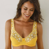 Podprsenka „Caminata“ zn. Confidence Lingerie® s výšivkou, s kosticami žltá 120 Blancheporte