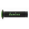 DOMINO gripy A010 (road) délka 120 + 125 mm, DOMINO (černo-zelené)