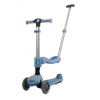 Detská kolobežka Kick'n'Roll 3v1 s vodiacou tyčou - modrá