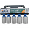 EXTOL PREMIUM 65603 hlavice nástrčné, sada 5ks, 1/2
