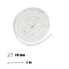 Šnúra sporáková L-1 m 10x10 mm, tesniaca upchávka, biela PRO-253443