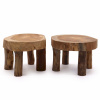 Stredný Teakový Stojan - 27x15cm Varianta: Med Teak-Pad-Display – 27 x 15 cm