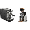 Stone Espresso Plus + Eureka Mignon Single Dose PRO, Chrome & Oak