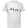 EKG mačka - Sivá , Pánske , L
