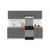 Kuchynská linka BRW Junona Line 240 - dub sonoma/wenge + dub sonoma