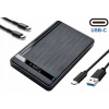 Externý prenosný HDD disk ITmarket DTZ-HDD-1T-USBC-BK 1 TB USB-C 2,5''