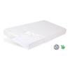 BABYMATEX Plachta nepremokavá s gumičkou Bamboo 70x140 cm White 140x70 biela