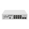 MikroTik Cloud Smart Switch CSS610-8G-2S+IN, 8 gigabit.portů, PoE-In, 2xSFP+, SwOS CSS610-8G-2S+IN