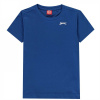 Slazenger Plain T Shirt Junior Boys Royal Blue 11-12 Years