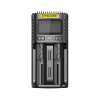Multifunkční USB nabíječka baterií - Nitecore UMS2 LCD (2 sloty)