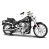 Maisto Harley Davidson FXST Softail (1984), matně černá, 1:18