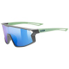 UVEX Skyryse Jr., grey-green matt/mirror blue, 4043197382227, 5330765716