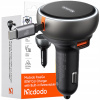 MCDODO VÝKONNÁ RÝCHLA AUTO NABÍJAČKA 3X USB USB-C PD 80W LED KÁBEL 1M