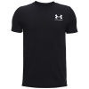 Tričko Under Armour Y Sportstyle Left Chest SS Tee Black XS-Y XS-Y