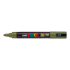Uni Posca fixka PC-5M, 2,5 mm, khaki zelená