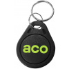 ACO TR-ACO sz. UNIKÁTNY prívesok na kľúče (logo ACO, čierna farba)