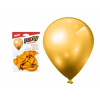 Balónik M balenie 12ks metal 26cm zlatý