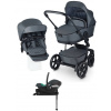 Easywalker Harvey5 Premium 3v1 Mineral Grey Hlboká vanička Cybex Aton B2 i-Size Základňa k autosedačke