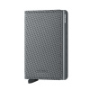 Kožené puzdro na karty SECRID Slimwallet Carbon Cool Grey šedé