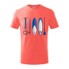 Paddleboard set - Tričko detské bavlnené - 104-110cm / 3-4 roky ( Korálová )