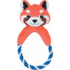Zolux Hračka pes CALINOU PANDA ROPE plyš