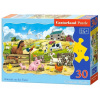 Puzzle Castorland 30 dielikov, zvieratá z dediny 4+