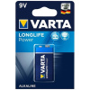 Varta - Longlife Power Alkaline Battery 9v Lr61 1 kus