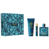 Versace Eros SET: Toaletná voda 100ml + Toaletná voda 10ml + Sprchový gél 150ml pre mužov
