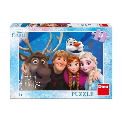 DINO Toys Puzzle 24 dílků Selfie FROZEN - Ledové království