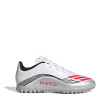 adidas F50 Messi Club Juniors Astro Turf Football Boots White/Red 5 (38)