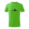 EKG kajak - Tričko detské bavlnené - 158 cm/12 rokov ( Apple Green )